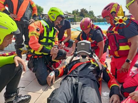 Addestramento congiunto Vigili del fuoco e personale sanitario
