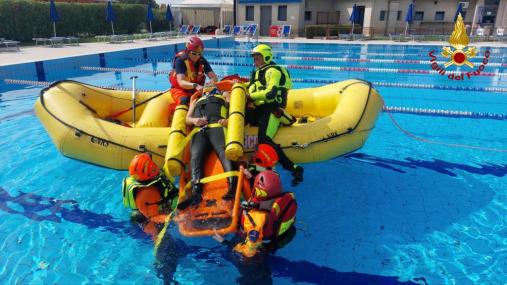 Addestramento congiunto Vigili del fuoco e personale sanitario