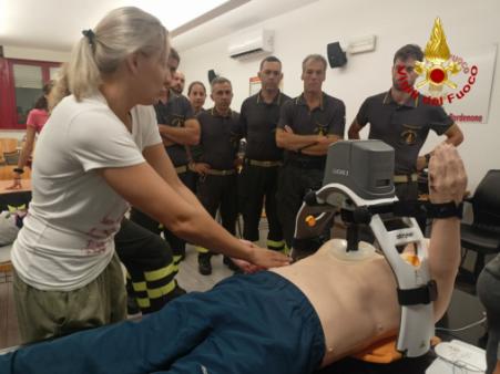 Addestramento congiunto Vigili del fuoco e personale sanitario