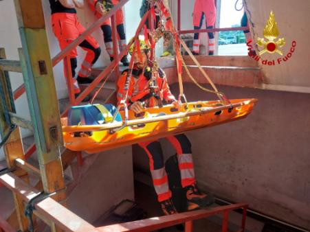Addestramento congiunto Vigili del fuoco e personale sanitario
