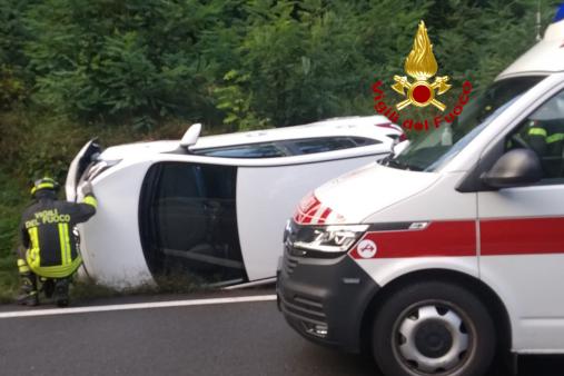 Incidente stradale a Balmuccia sulla SP299
