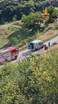 I Vigili del fuoco salvano una turista caduta a Roccamandolfi