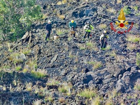 Soccorso un ricercatore di funghi sull'Etna