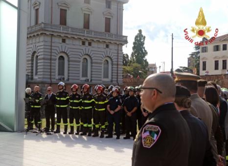 A Padova la commemorazione per ricordare le vittime dell’11 settembre 2001, tra cui 343 Vigili del fuoco
