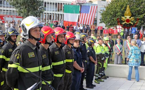 A Padova la commemorazione per ricordare le vittime dell’11 settembre 2001, tra cui 343 Vigili del fuoco
