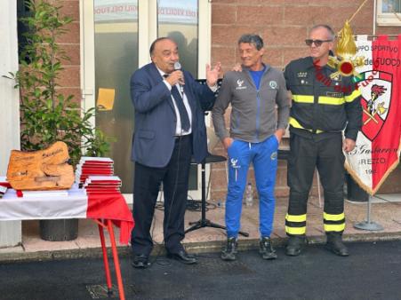 Arezzo, la palestra del centro sportivo del Comando VV.F. intitolata al  Prof. Giuseppe Pasquini