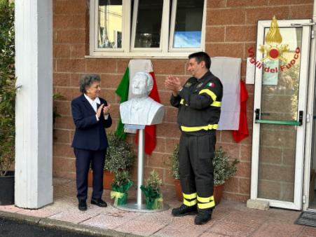Arezzo, la palestra del centro sportivo del Comando VV.F. intitolata al  Prof. Giuseppe Pasquini