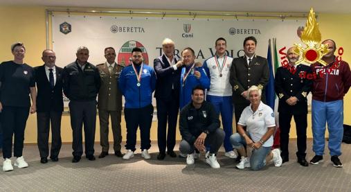 Perugia, 2 ori e 2 argenti per i Vigili del fuoco ai Campionati Italiani Interforze di Tiro a Volo