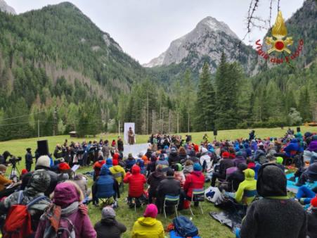 "Mar de Molada", domenica scorsa il primo dei quattro monologhi di Marco Paolini sull'ambiente e i rischi climatici