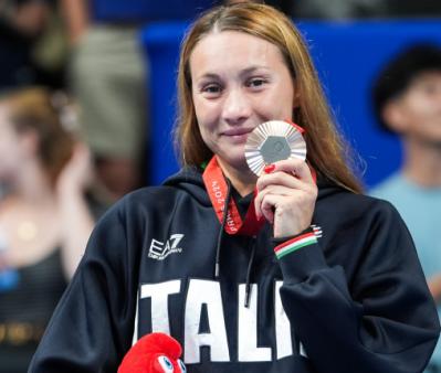 Parigi (FRA), Alessia Scortechini è bronzo nel nuoto nella specialità 100 stile libero S10 ai Giochi Paralimpici