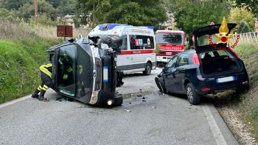 Incidente stradale a Fiastra