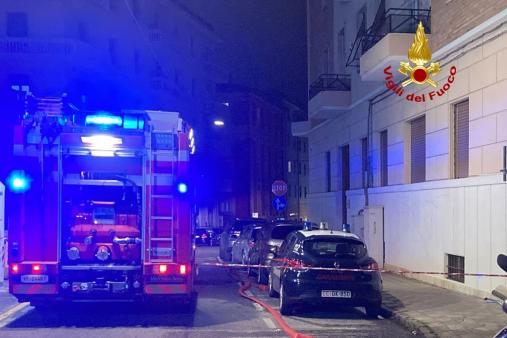 Incendio in un appartamento