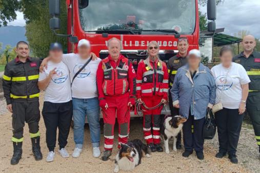 I Vigili del fuoco alla manifestazione "NOI AMI AMO"