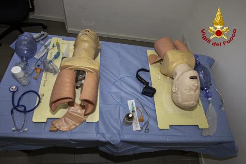 L'ARES 118 nell'area addestrativa di Villa Troili per la formazione sulla decontaminazione