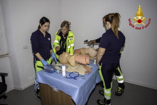 L'ARES 118 nell'area addestrativa di Villa Troili per la formazione sulla decontaminazione