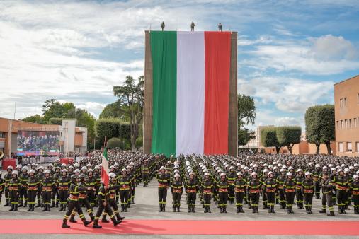 957 Allievi Vigili del fuoco giurano alle Scuole Centrali Antincendi di Roma Capannelle