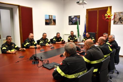 Incontro Direttore Regionale Sicilia con i Comandanti Provinciali