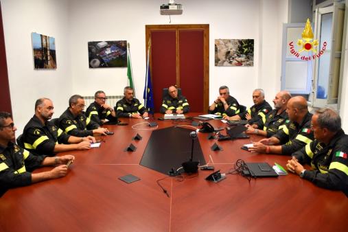 Incontro Direttore Regionale Sicilia con i Comandanti Provinciali