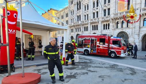 I Vigili del Fuoco alla "Barcolana 56"