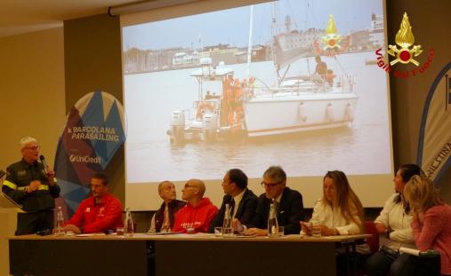 I Vigili del Fuoco alla "Barcolana 56"