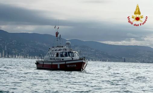 I Vigili del Fuoco alla "Barcolana 56"