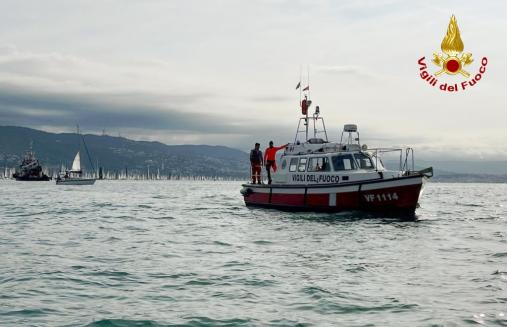 I Vigili del Fuoco alla "Barcolana 56"