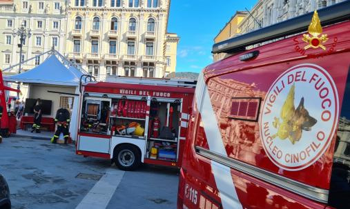 I Vigili del Fuoco alla "Barcolana 56"