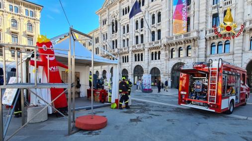 I Vigili del Fuoco alla "Barcolana 56"