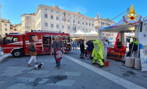 I Vigili del Fuoco alla "Barcolana 56"