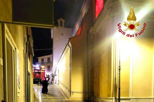 Incendio  Chiesa di San Ciriaco, Torre Le Nocelle (AV)