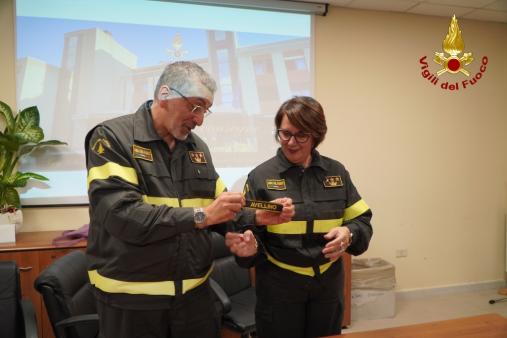 Cambio di Guardia al Comando Vigili del Fuoco di Avellino