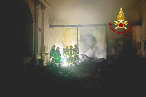 Incendio  Chiesa di San Ciriaco, Torre Le Nocelle (AV)