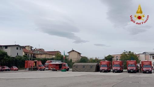I Vigili del Fuoco di Avellino impegnati per il "G7" dei Ministri dell'Interno