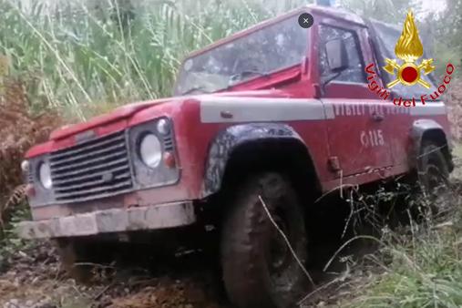 Corso di guida del comando di Lucca