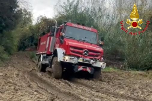 Corso di guida del comando di Lucca