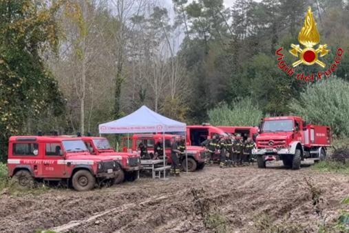 Corso di guida del comando di Lucca