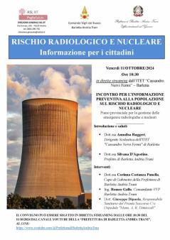 Seminario su "Rischio radiologico e nucleare"