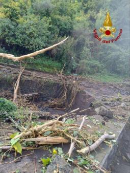 Report sugli interventi legati al maltempo nella provincia di Catania