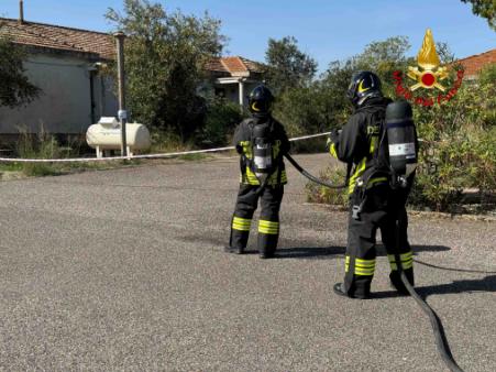 Esercitazione di colonna mobile nella regione Sardegna