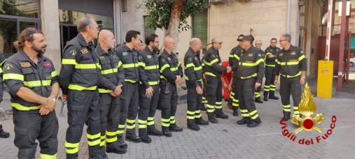 Il Direttore Regionale dei Vigili del Fuoco per la Sicilia in visita al Comando Provinciale di Catania