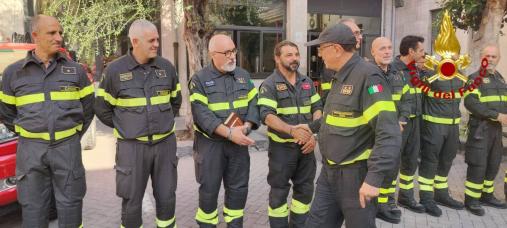 Il Direttore Regionale dei Vigili del Fuoco per la Sicilia in visita al Comando Provinciale di Catania