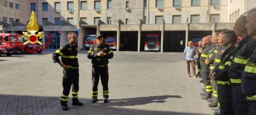 Il Direttore Regionale dei Vigili del Fuoco per la Sicilia in visita al Comando Provinciale di Catania