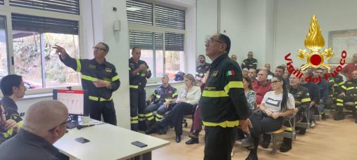 Il Direttore Regionale dei Vigili del Fuoco per la Sicilia in visita al Comando Provinciale di Catania