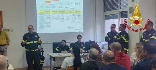 Il Direttore Regionale dei Vigili del Fuoco per la Sicilia in visita al Comando Provinciale di Catania