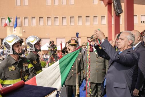 957 Allievi Vigili del fuoco giurano alle Scuole Centrali Antincendi di Roma Capannelle