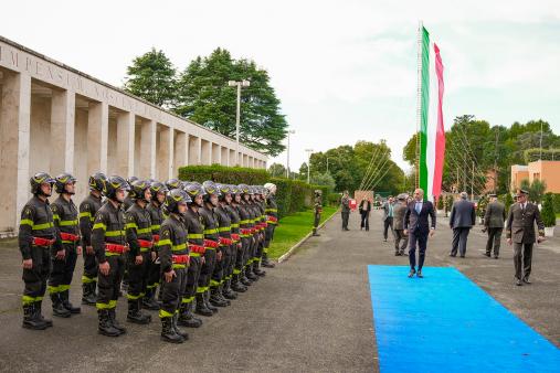 957 Allievi Vigili del fuoco giurano alle Scuole Centrali Antincendi di Roma Capannelle