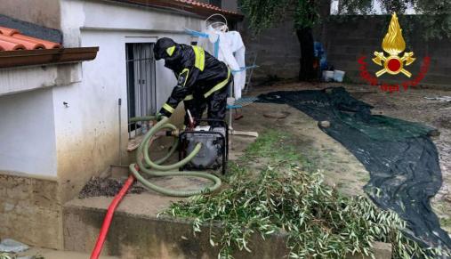 Interventi per maltempo nelle Marche