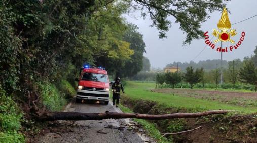 Interventi per maltempo nelle Marche