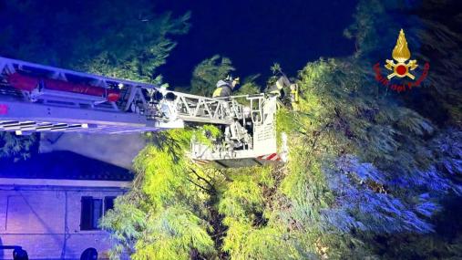 Interventi per maltempo nelle Marche