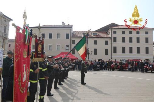 100 anni del distaccamento di Cittadella. Le celebrazioni alla presenza del capo Dipartimento Franceschelli e del capo del Corpo Dall'Oppio